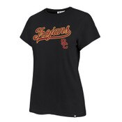 USC Trojans Women's 47' Black Tail Sweep Franklin T-Shirt